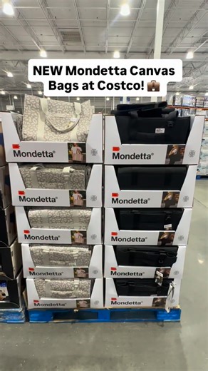 NEW Mondetta Canvas Bags at Costco! 💼 These are super convenient with lots of storage for just $19.99! 🤩 #mondetta #canvasbag #totebag #costcofindsca #costcocanada @mondettaclothing | costcofindsca