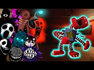 FNF Project Playtime VS Roblox Doors ALL PHASES 🎶 FNF Vs Boxy Boo But Everyone SIngs It (FNF MOD)