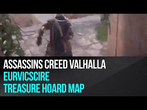 Assassins Creed Valhalla - Eurvicscire - Treasure Hoard Map