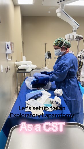 Exploratory Laparotomy Setup in General Surgery