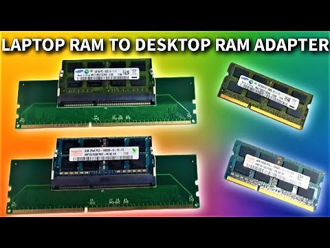 Laptop RAM memory to Desktop RAM memory Converter Unboxing and Test 2022