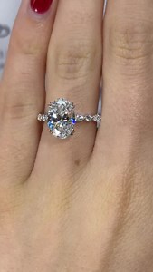 A hidden surprise underneath our newest design, “Autumn” 💍 The perfect personal touch of your favorite color diamond or birthstone. #custom #personal | Forever Diamonds NY