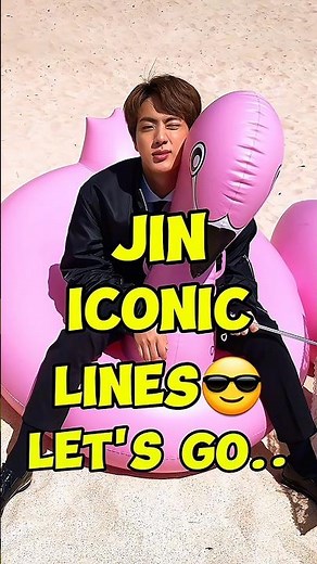 Jin Most Iconic Lines That Always Make Everyone Laugh Try Not to Laugh Challenge