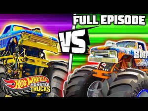 There Can Only Be One Bigfoot | Camp Crush | Episode 5 | Hot Wheels Monster Trucks