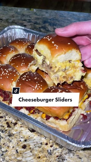 Quick & Easy Cheeseburger Sliders Recipe