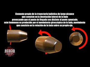 Movimiento Giroscópico Proyectil Balístico.