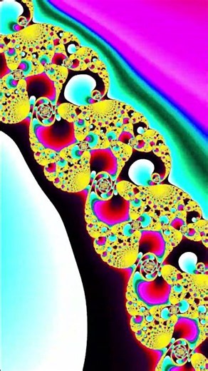 #shorts #mindblowing #mathart Trippy Yellow Mandelbrot Voyage | Psytrance 170 BPM Fractal Animation