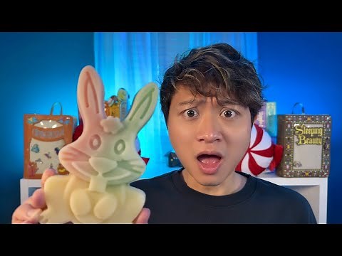 Eating Giant Wax Candy 🍭 Insane Chewing Sounds ASMR!