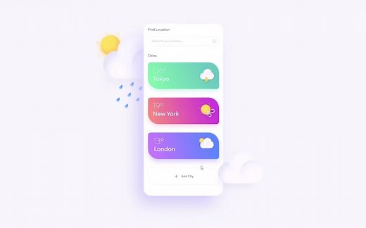 灵感|天气类App界面怎么做？手把手教你！（上）
