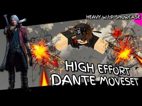 W.I.P Dante Moveset [Jujutsu Shenanigans]