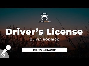 Driver's License - Olivia Rodrigo (Piano Karaoke)