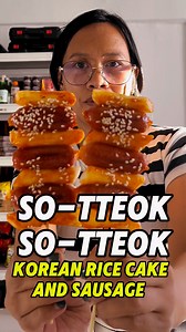 Recipe idea. SO-TTEOK SO-TTEOK or Korean rice cake and sausage skewer. Kaya mo dng Gawin sa bahay. Meron din ingredients here Eomma's Online Korean Store - Antipolo #mommyleilalu #negosyorecipe #negosyoidea #momtrepreneur #negosyantevlogger #koreanfoodtrecipe #koreanfood #sotteok #koreanricecake #gochujang | Leila Luna Barias