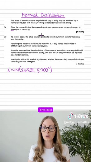 Understanding Normal Distribution for A Level Maths