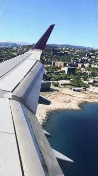 Wizz Air A320 Mindblowing Window View at Nice Airport ✈️🪟 #shorts
