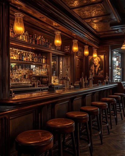 Classic Vintage Cocktail Bar Wall Art, Elegant Whiskey Counter Decor - Etsy