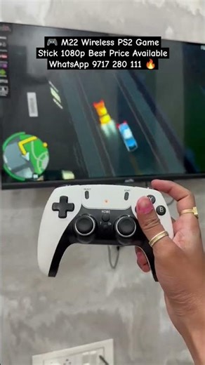 🎮 M22 Wireless PS2 Game Stick | Dual Remote | 1080p 3D Gaming Experience! #ps2 #gamingsetup #tech