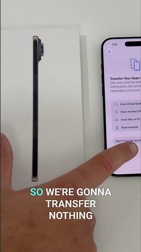 iPhone Air Setup: Fresh Start or Transfer?
