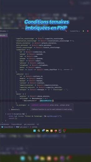Complex ternary conditions in a PHP array. #webdevelopment #coding #php