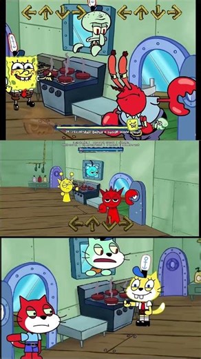 Funkin' Showdown: Mr. Krab Takes on Scratch vs Sprunki - FNF Krusty Karoling Mods #fnf #spongebob