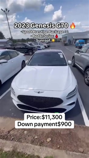 2023 Genesis G70 #bankauctioncars1 #GenesisG70 #LuxurySedan #CarReview2023 #fyp