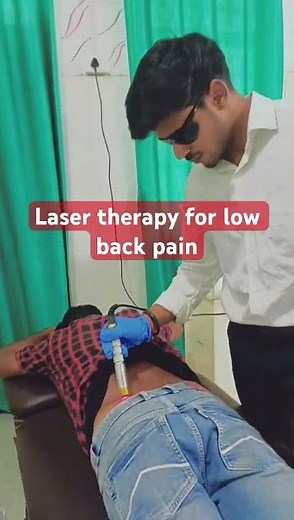 Laser therapy for low back pain || Physiotherapy || Pain relief ||