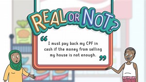 Ever wondered how much you’ll need to return to your CPF account when you sell your house, and why there is a need to? Firstly, the CPF savings used to pay for your house and the accrued interest have to be restored to your CPF for your retirement needs. However, it is NOT true that you’ll have to top up the shortfall with cash, as long as your house is sold at or above current market value. Watch the video to find out more! Always double-check your facts with us! Call us at 1800-227-1188 or vis