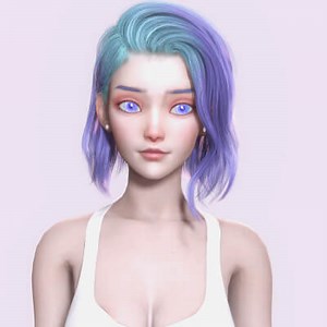 Ah-Yeon Game Ready Character 3D Model by rocklaw