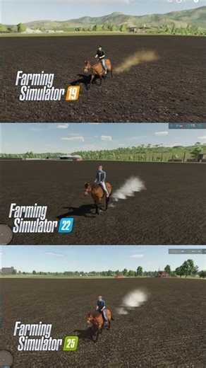 Horse Riding Evolution 🐎 FS19 vs FS22 vs FS25 | Which Feels More Realistic?