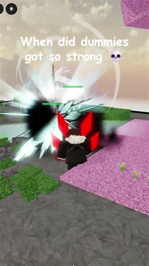 WHEN DID DUMMIES GOT TOO STRONG?! #roblox #games #memes #jjk #jjs #shorts