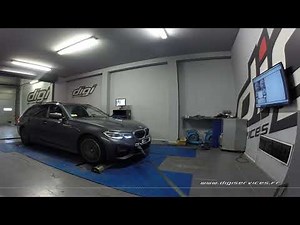 BMW 330D 265cv AUTO Reprogrammation Moteur @ 336cv Digiservices Paris 77 Dyno