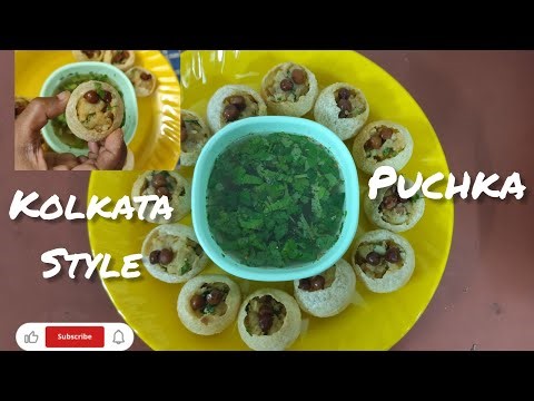 Kolkata Style Puchka Recipe | Puchka Recipe