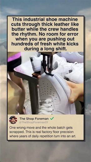 FASTEST SHOE SEWING MACHINE ALIVE