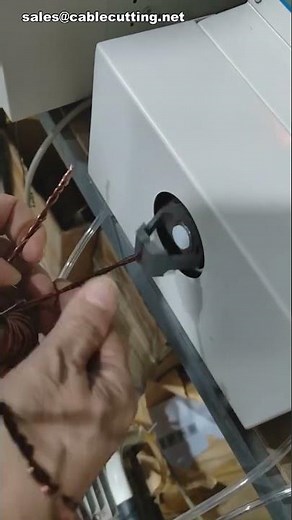 Wire Twisting Machine Twisting 3 x 2 0mm Copper Wires #factory #machine #diy