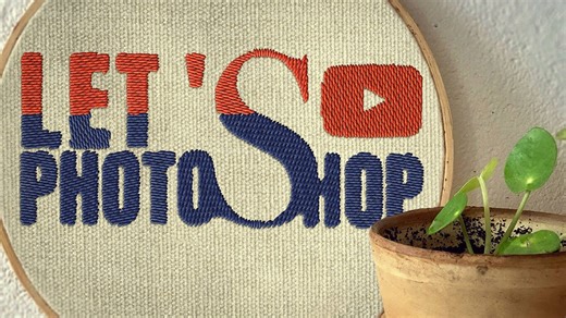 One-Click Embroidery Effect in Photoshop Beta! (New Filter Tutorial)