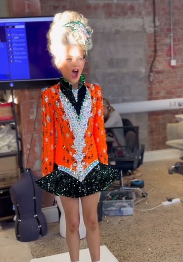 Stunning New Elite Dress for Irish Dance Performances