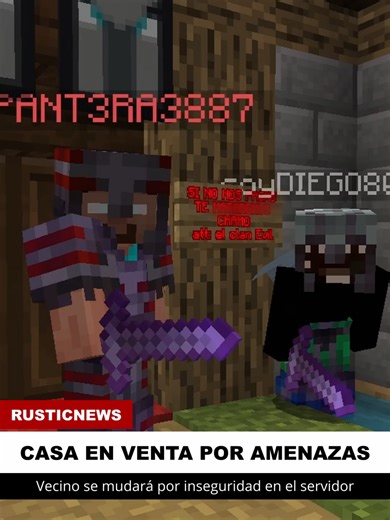 Inseguridad en Minecraft: Amenazas y Tensión en la Comunidad