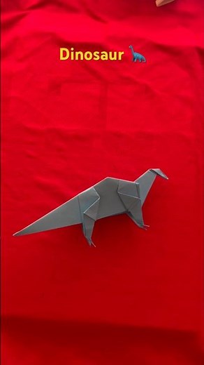 I Made a Dinosaur from Paper… and It’s EPIC! 🦖🔥