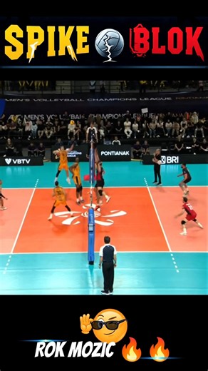 ROK MOZIC 🔥🔥 || spike 120 km/jam #shorts #avc #rokmozic #volleyball