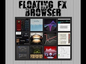 How to make a Quick pick floating FX browser in REAPER 6 (free icon pack in description)