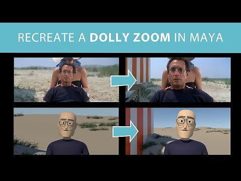 How to Dolly Zoom in Maya - Maya Camera Techniques Tutorial