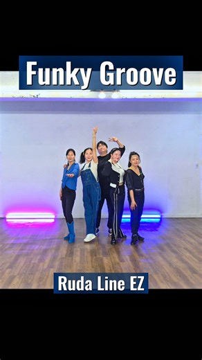 초급 라인댄스 Funky Groove (펑키 그루브) | 힙한 라인댄스🔥