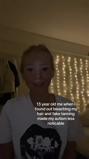 while wearing a full face of makeup