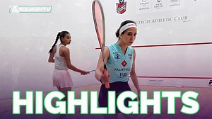 Elaraby wins thriller 🔥 No.3 seed Rowan Elaraby defeated Nouran Gohar for the first time in her career to progress to the DAC Pro Squash Classic final 👏 Watch below ⬇️ | PSA Squash Tour