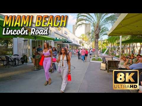 Miami Beach - Lincoln Road Mall in 8k
