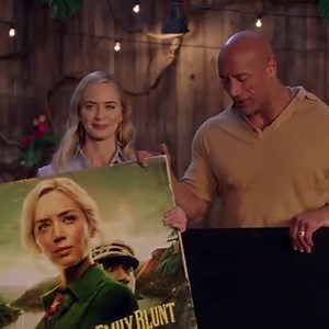 Will Dwayne The Rock Johnson and Emily Blunt find a way to share the spotlight? Find out tomorrow with the debut of the new Jungle Cruise poster and trailer. | Seven Bucks Productions