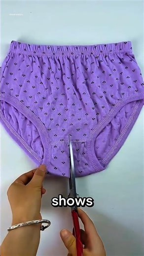 DIY Old Underwear Into a Wearable Top‼️😱