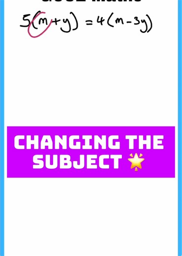 Rearranging Equations for GCSE Maths Success