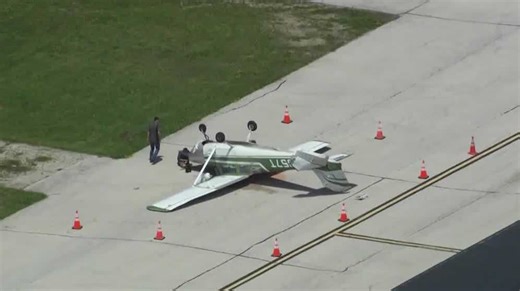 Powerful microburst damages plane at Timmerman Airport