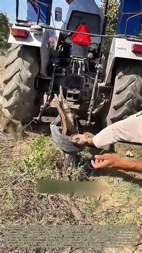 Tugging Stubborn Stumps: Why a Scrap Tire Tractor Hack Couldn’t Budge a Deep-Rooted Trunk