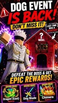 🚨 DOG EVENT IS BACK! Don't Miss It This Time! 🔥 All Rewards & How to Join | Blox Fruits